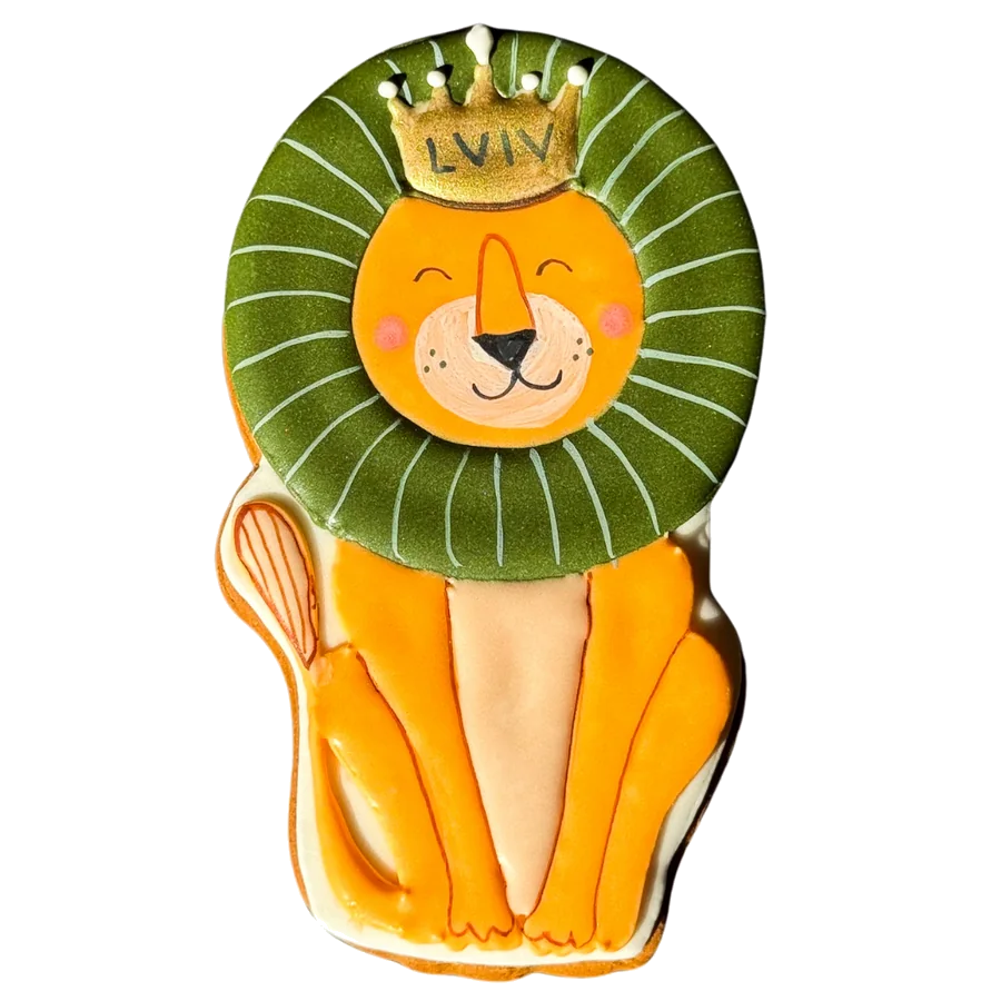 Пряник Лев корона